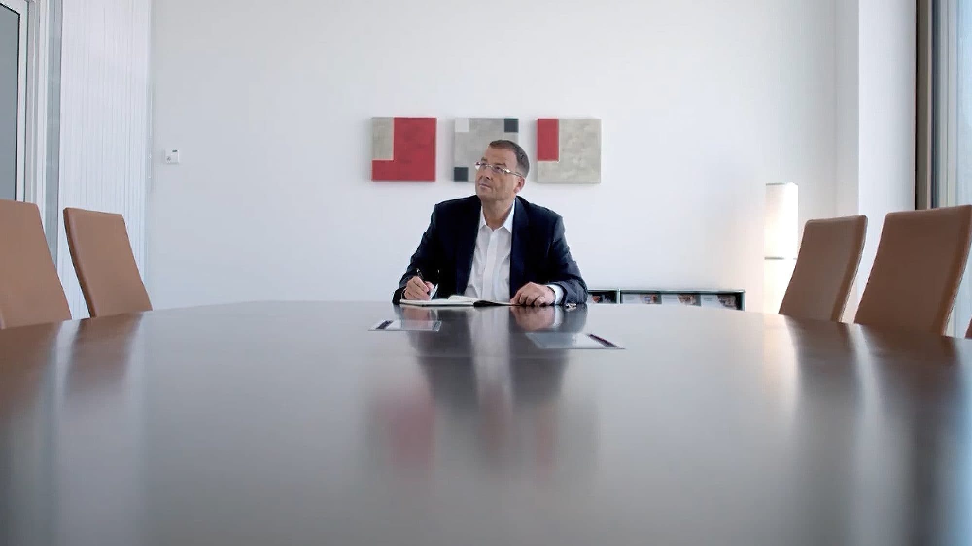 Marco Quinter im Verwaltungsratssaal